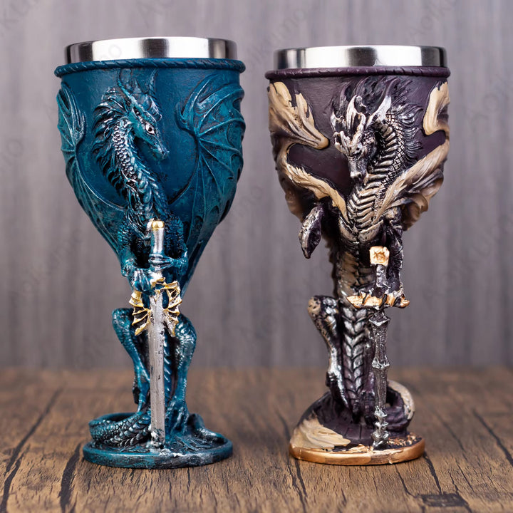 WorldNorse Dragon Sword Wine Goblet