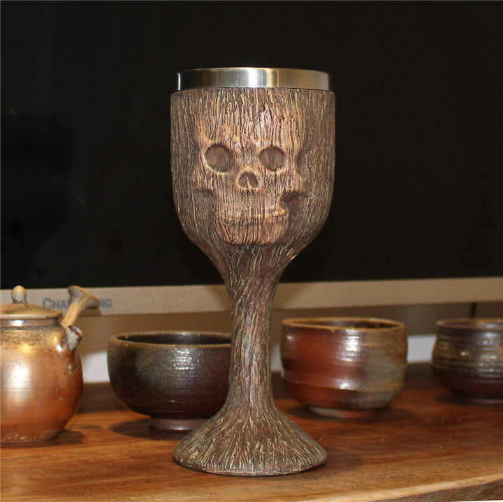 WorldNorse Tree Monster Skull Goblet