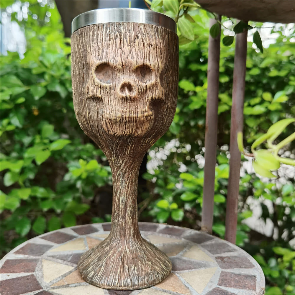 WorldNorse Tree Monster Skull Goblet