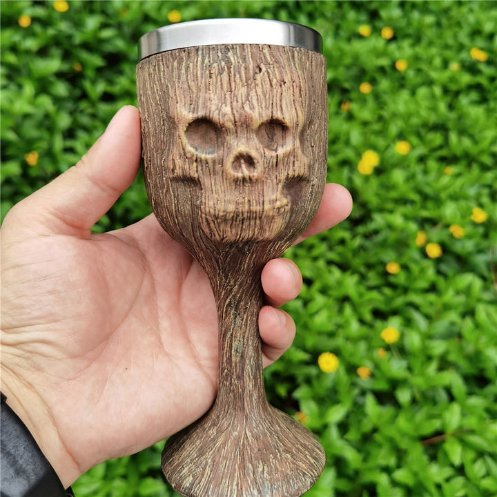 WorldNorse Tree Monster Skull Goblet