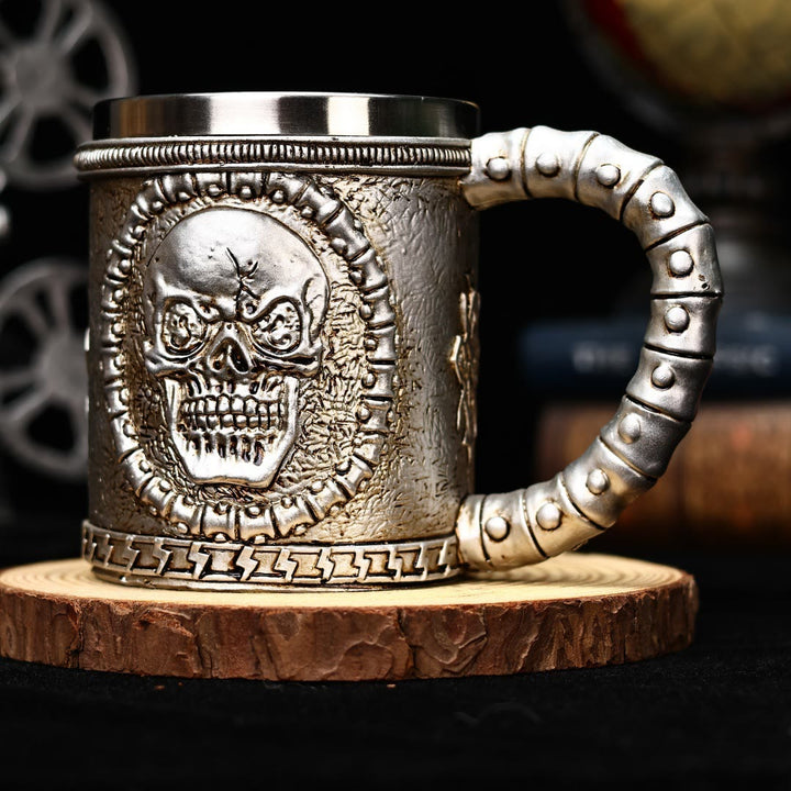 WorldNorse Gothic Skull Tankard Mug