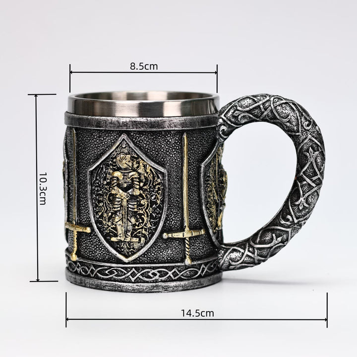 WorldNorse Medieval Knight Sword Mug