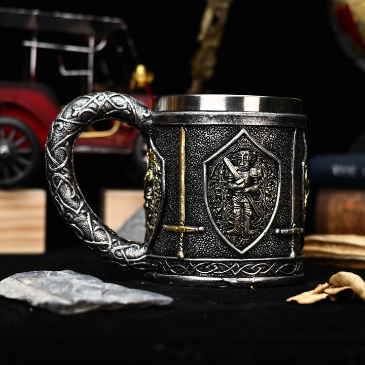 WorldNorse Medieval Knight Sword Mug