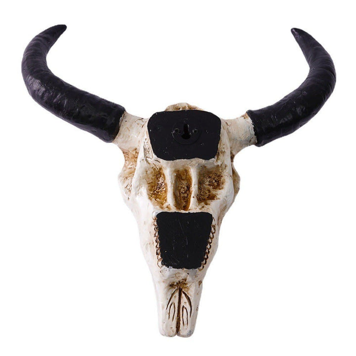 WorldNorse Horn Skull Wall Hanging Ornament