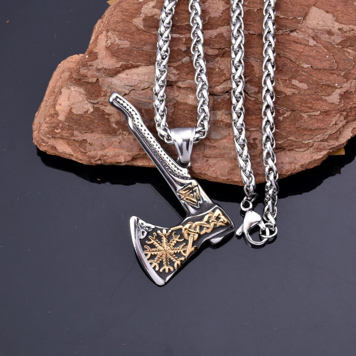 FREE Today: Viking Axe Norse Myth Symbols Necklace