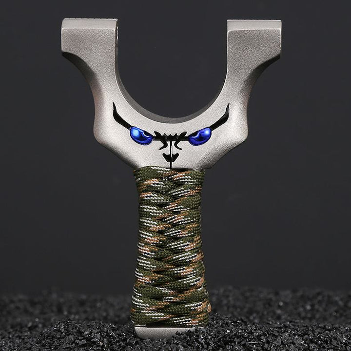 WorldNorse Demon Eyes Wrapped Handle Slingshot