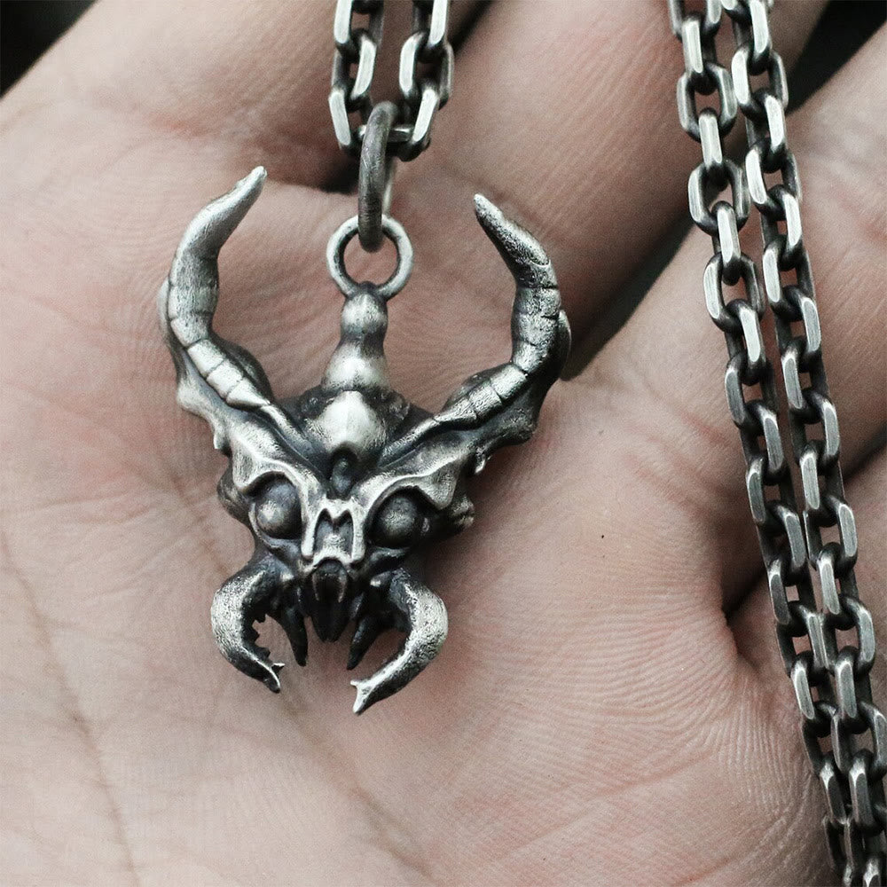 WorldNorse Beetle Head Pendant Necklace