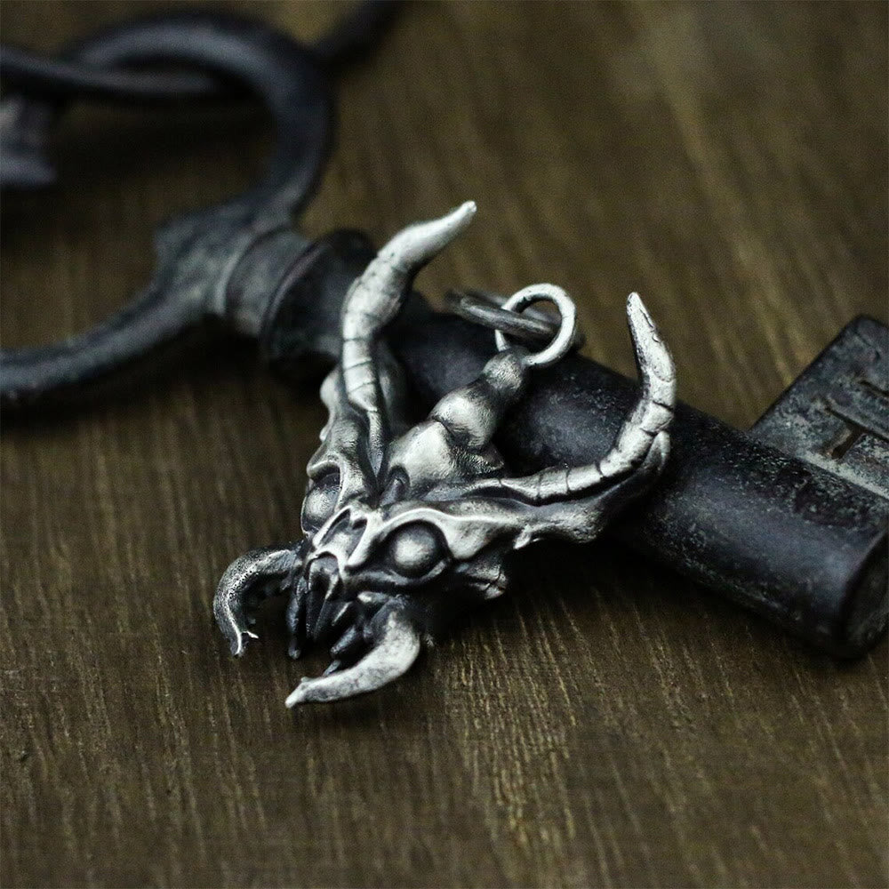 WorldNorse Beetle Head Pendant Necklace