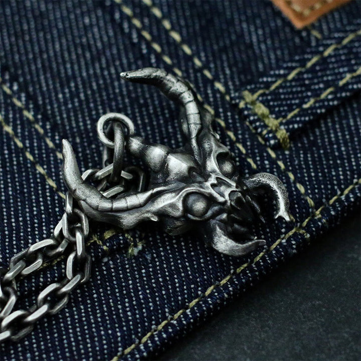 WorldNorse Beetle Head Pendant Necklace