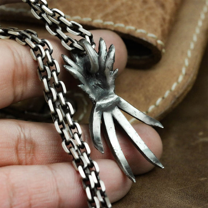 WorldNorse Feather Demon Claw Necklace