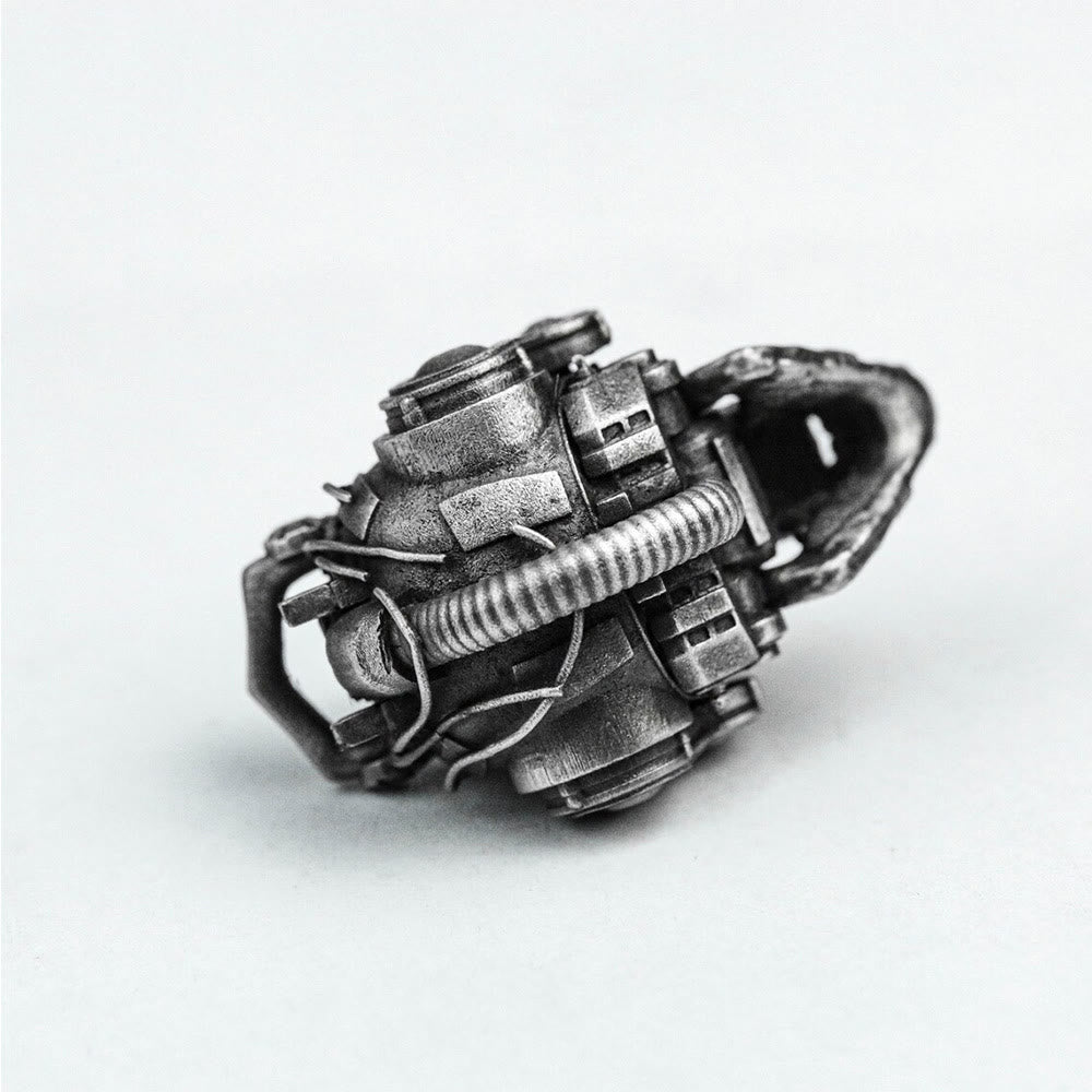 WorldNorse Mechanical Skull Necklace - image 4