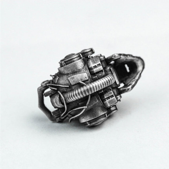 WorldNorse Mechanical Skull Necklace - image 4