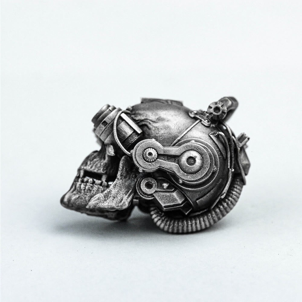 WorldNorse Mechanical Skull Necklace - image 3