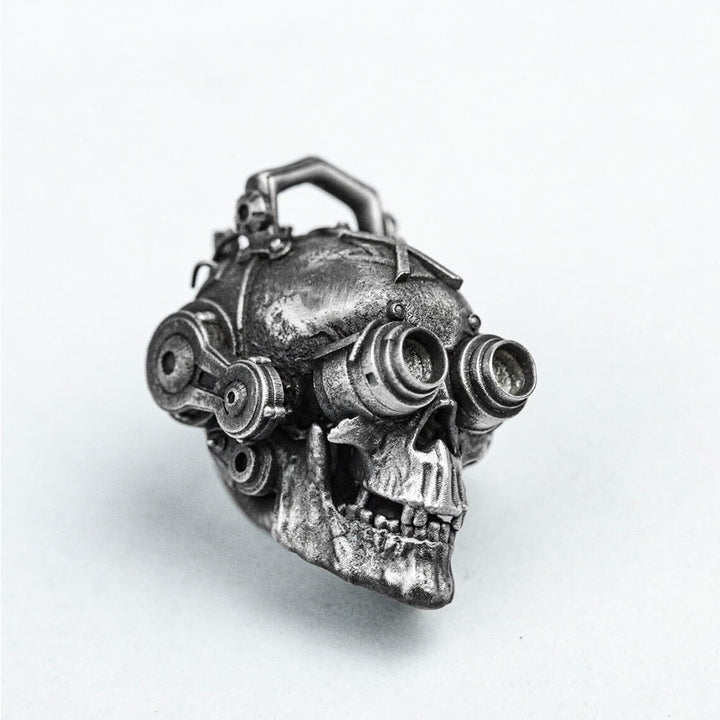 WorldNorse Mechanical Skull Necklace