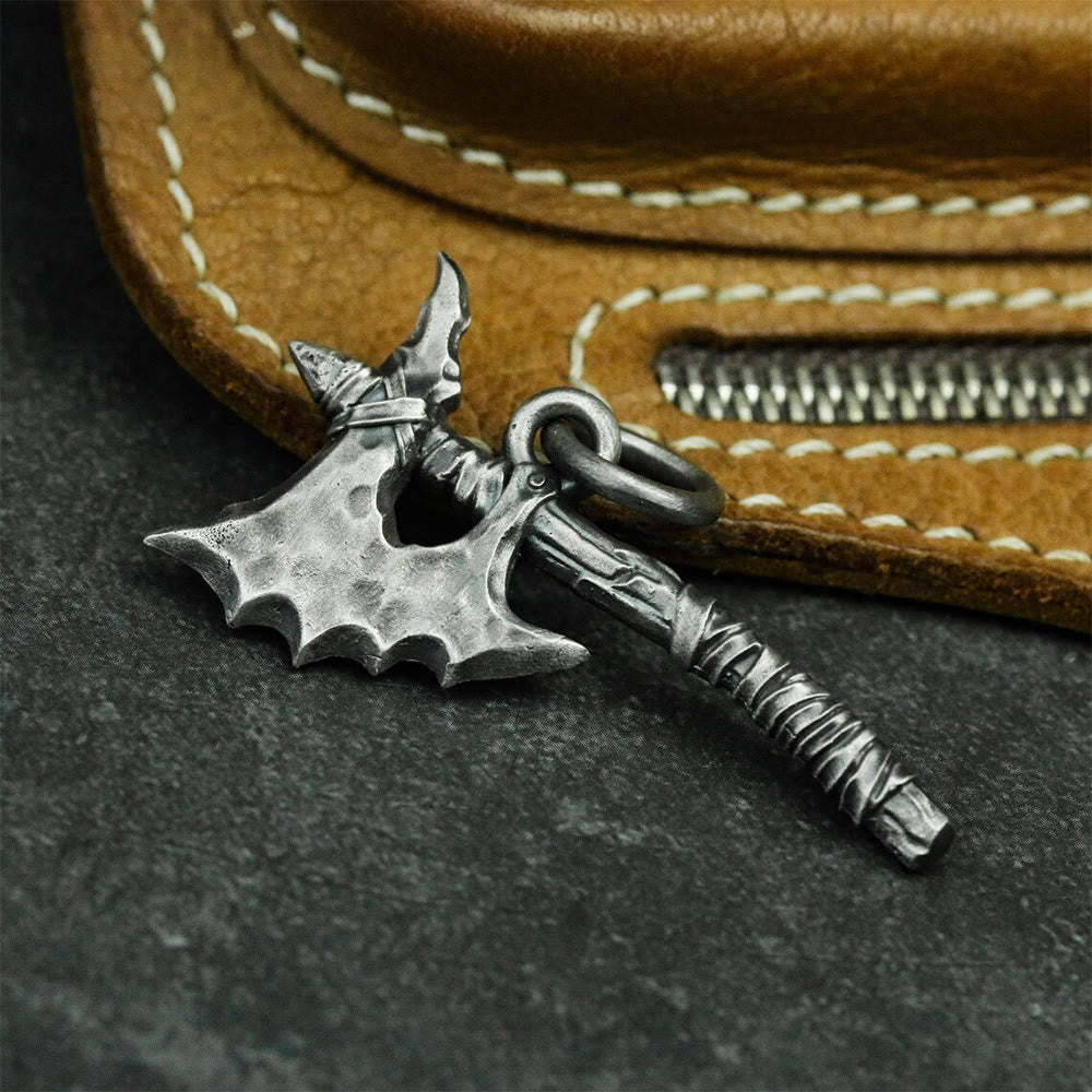 WorldNorse Retro Viking Axe Necklace