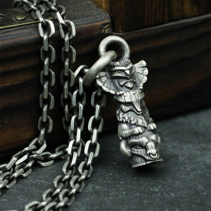 WorldNorse Retro Tribal Totem Necklace