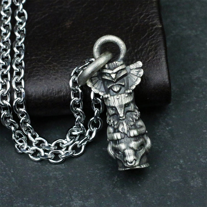 WorldNorse Retro Tribal Totem Necklace - image 3