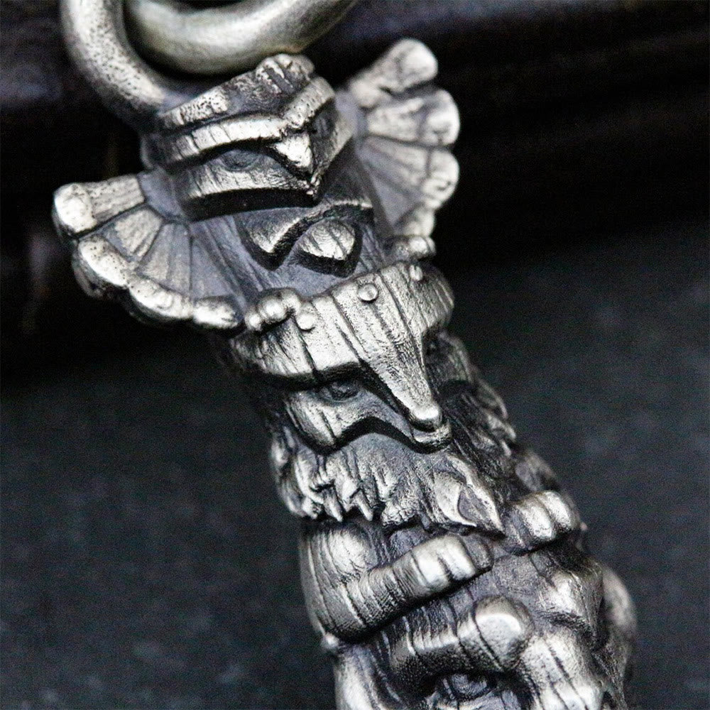 WorldNorse Retro Tribal Totem Necklace