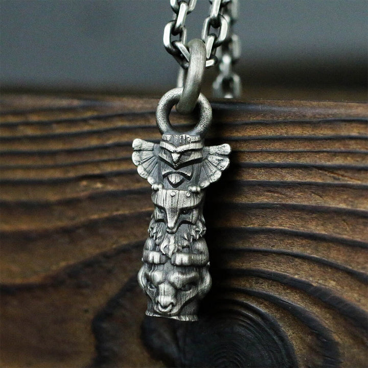 WorldNorse Retro Tribal Totem Necklace - image 2