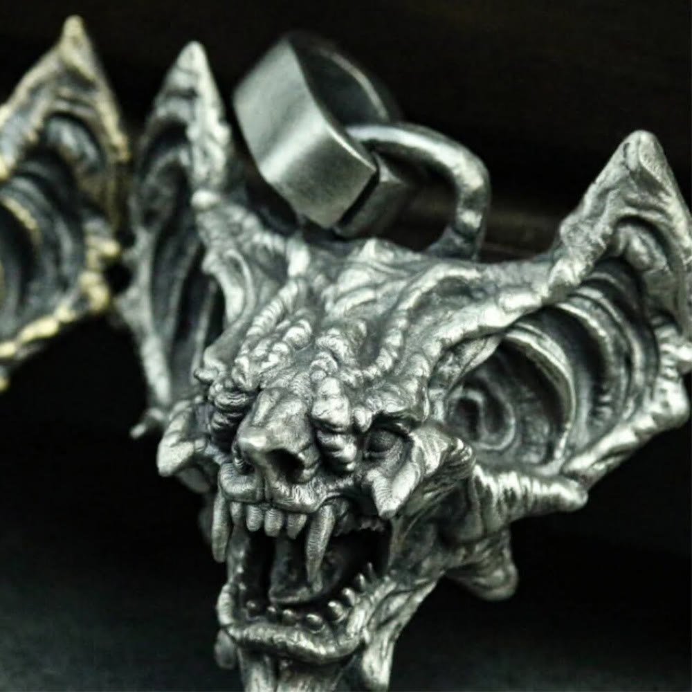 WorldNorse Bat Demon Beast Necklace