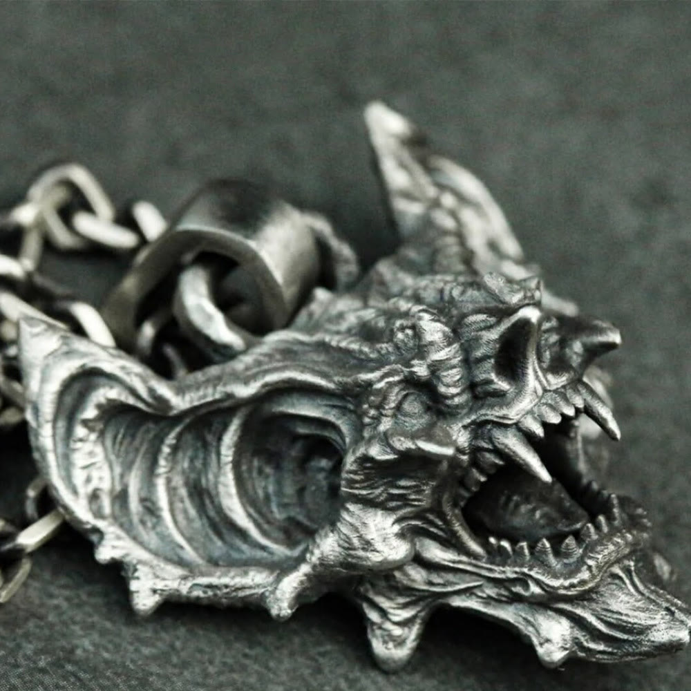 WorldNorse Bat Demon Beast Necklace - image 1