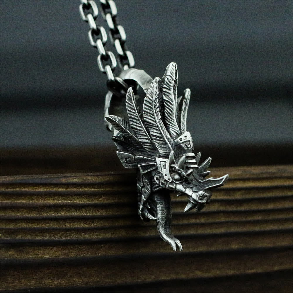 WorldNorse Feathered Serpent Necklace