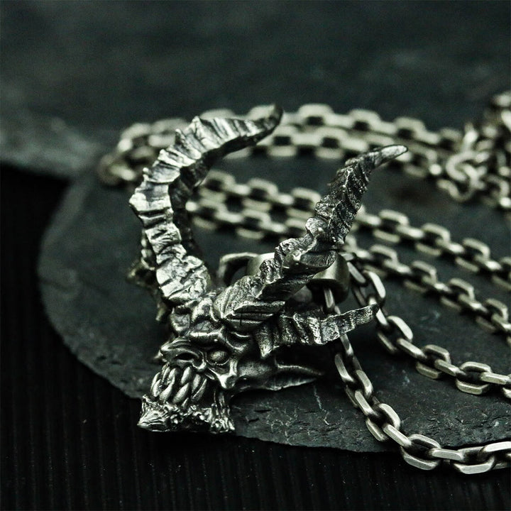 WorldNorse Ram Demon Beast Necklace