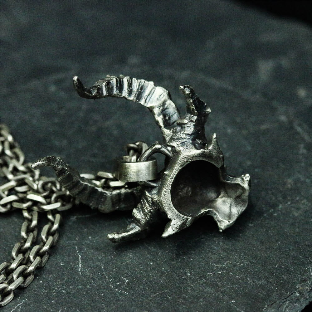 WorldNorse Ram Demon Beast Necklace