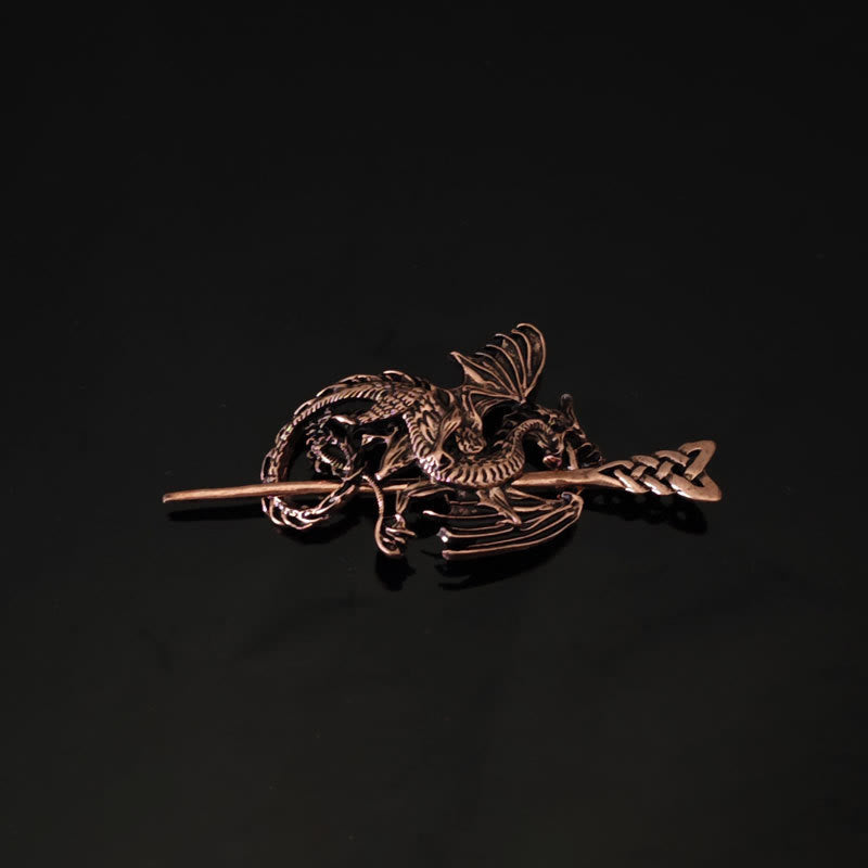 WorldNorse Viking Flying Dragon Hairpin