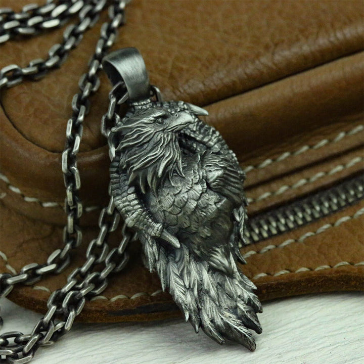 WorldNorse Claw Ensnared Eagle Necklace