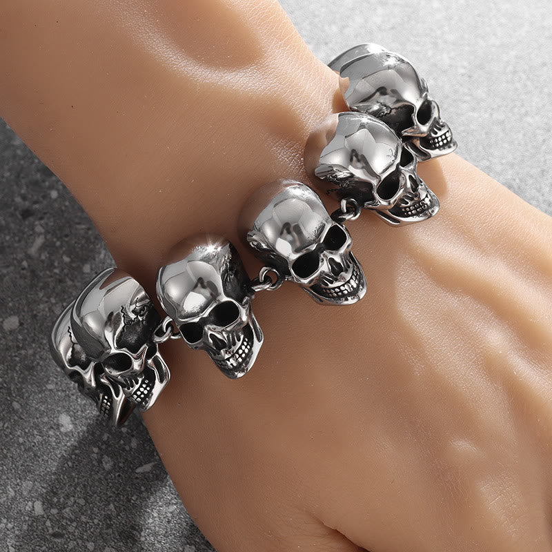 FREE Today: Gothic Domineering Skull Head Bracelet