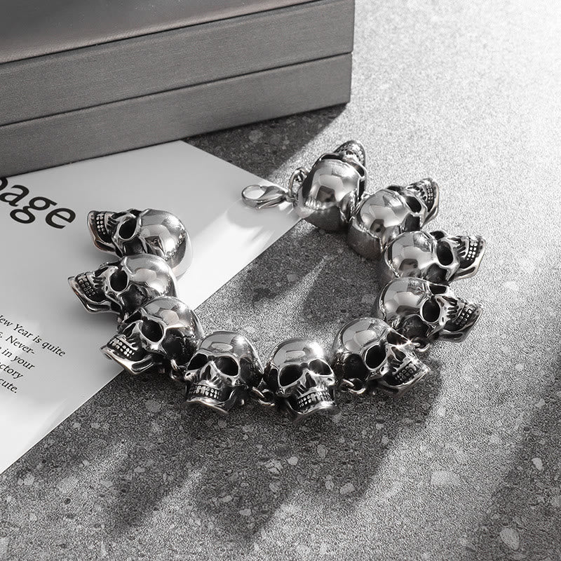 FREE Today: Gothic Domineering Skull Head Bracelet