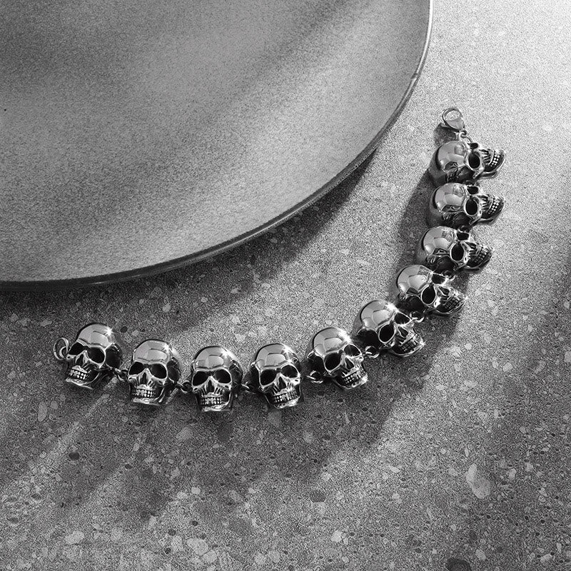 FREE Today: Gothic Domineering Skull Head Bracelet