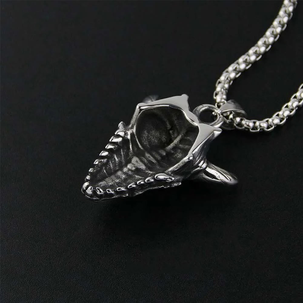 WorldNorse Dark Horned Beast Necklace - image 3