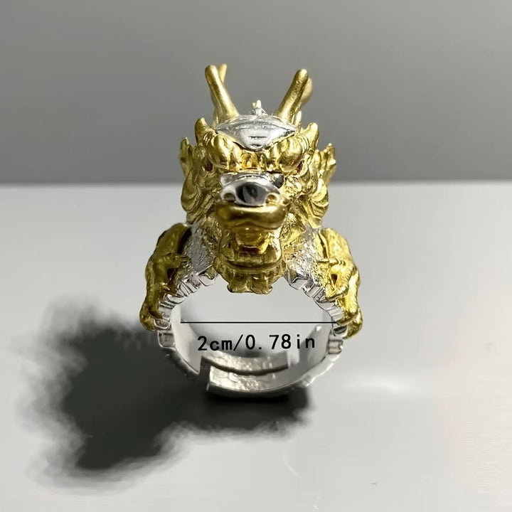 FREE Today: Vintage Golden Dragon Head Ring