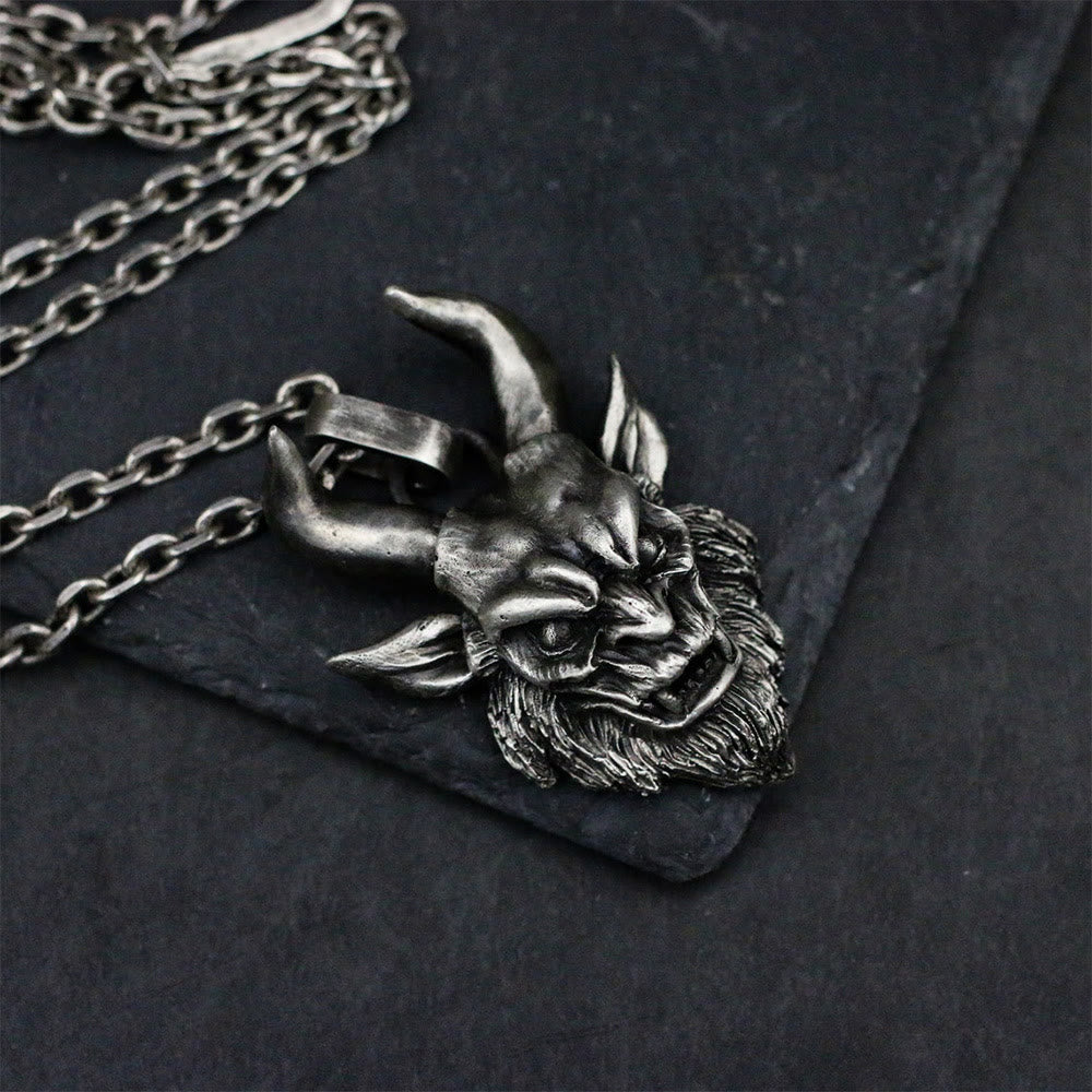 WorldNorse Fierce Devil Face Necklace