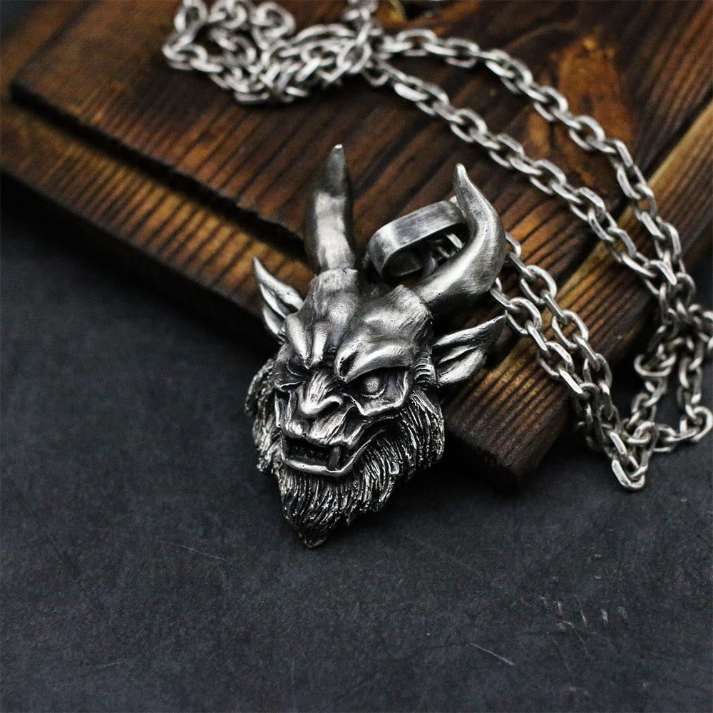 WorldNorse Fierce Devil Face Necklace - image 1