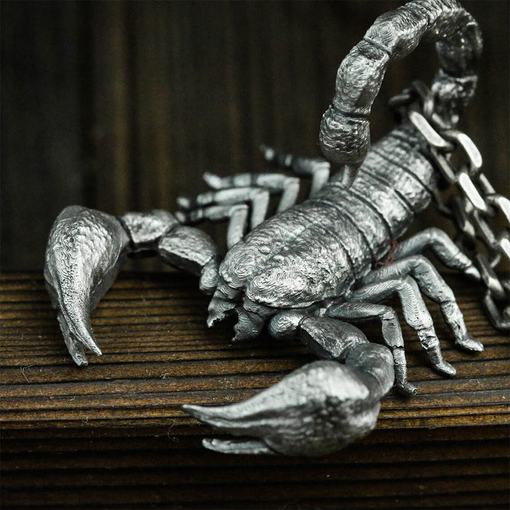 WorldNorse Tail Up Scorpion Necklace