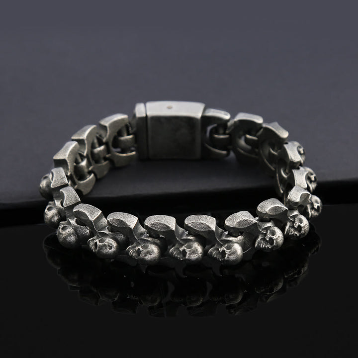 WorldNorse Skull Heavy Domineering Bracelet - image 1