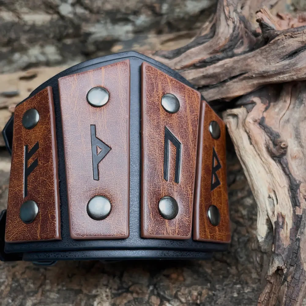 WorldNorse Nordic Runes Wristband Bracelet - image 1