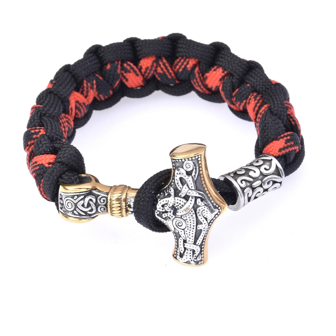 WorldNorse Viking Mjolnir Paracord Braided Bracelet - image 15