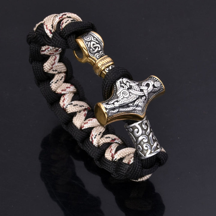 WorldNorse Viking Mjolnir Paracord Braided Bracelet - image 7