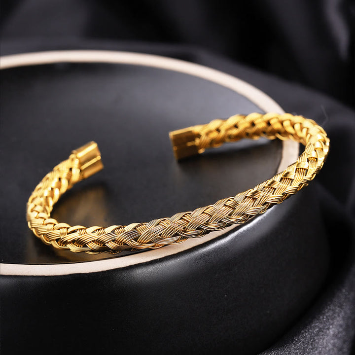 WorldNorse Braided Cable Cuff Bracelet - image 10