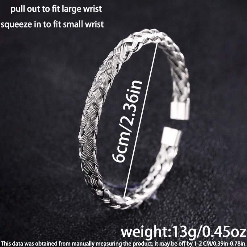 WorldNorse Braided Cable Cuff Bracelet - image 5