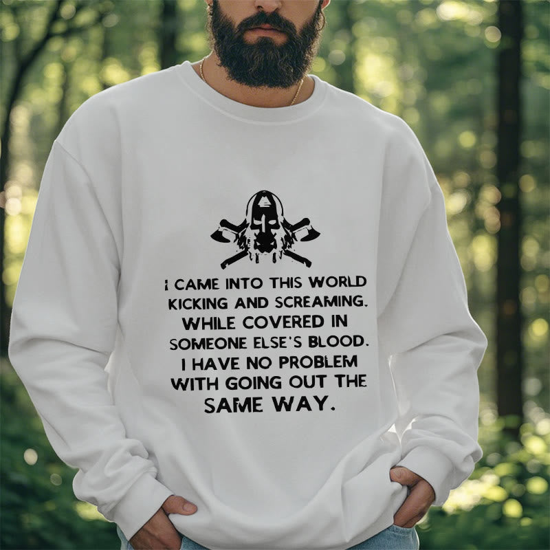 WorldNorse I Came Into This World Viking Sweatshirt - image 13