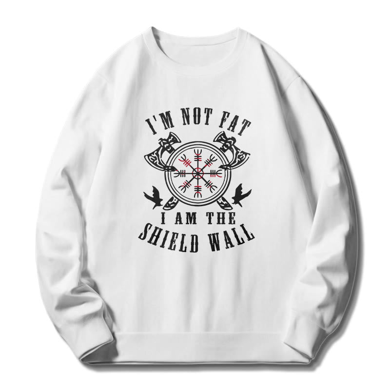 WorldNorse I am the Shield Wall Helm of Awe Sweatshirt