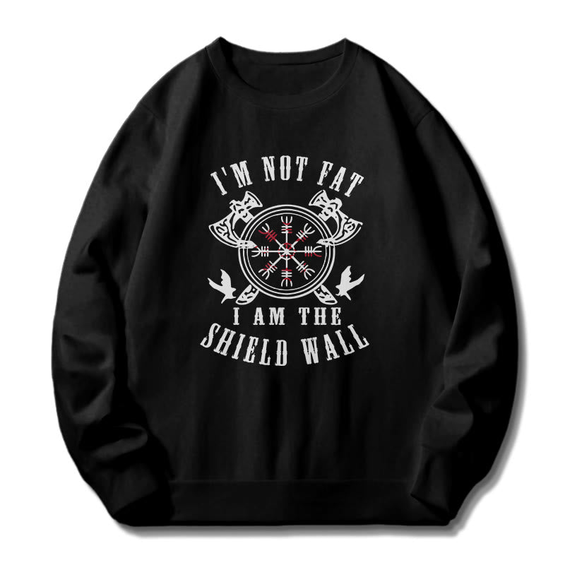 WorldNorse I am the Shield Wall Helm of Awe Sweatshirt