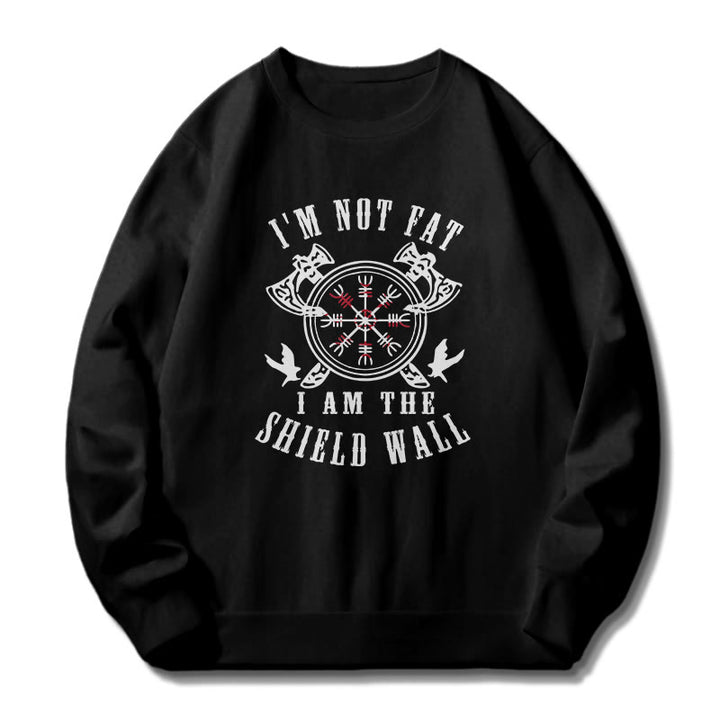 WorldNorse I am the Shield Wall Helm of Awe Sweatshirt