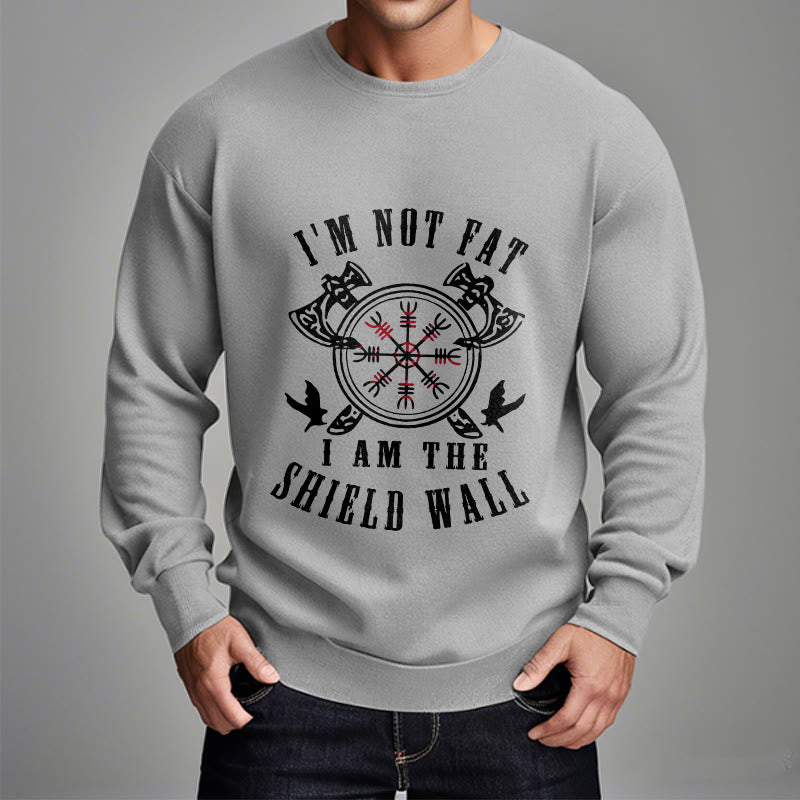 WorldNorse I am the Shield Wall Helm of Awe Sweatshirt