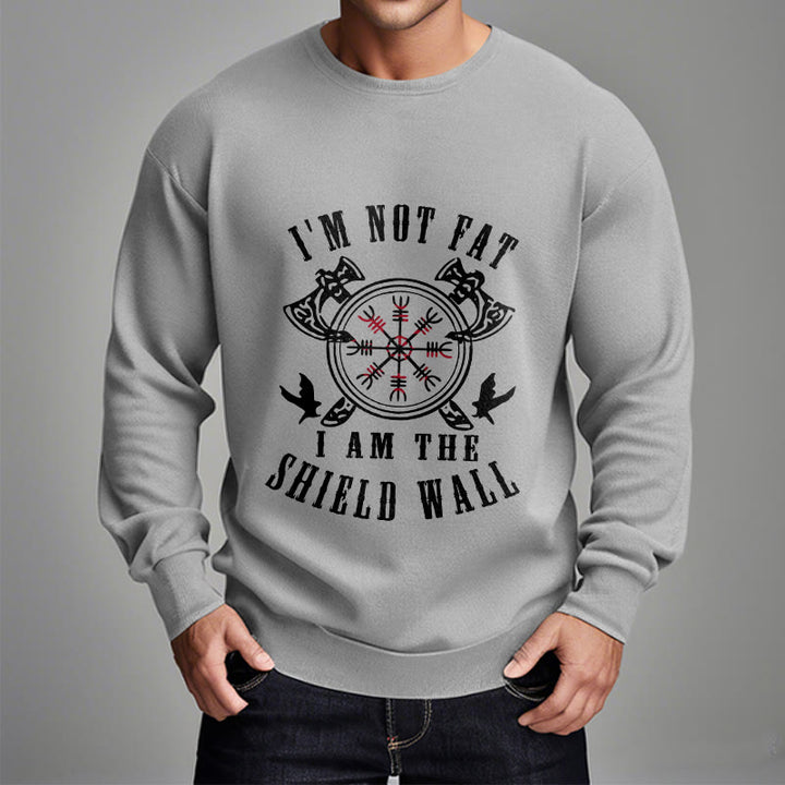 WorldNorse I am the Shield Wall Helm of Awe Sweatshirt